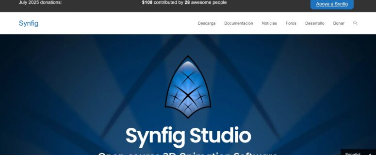 Synfig Studio, crea una Animación 2D.