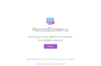 RecordScreen.io, grabar la pantalla sin instalar nada.